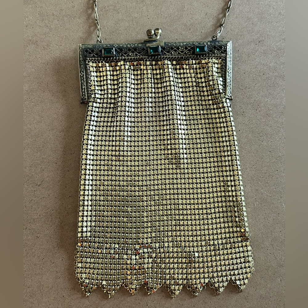 Vintage 1920s Whiting & Davis Metal Mesh Purse - Picture 14 of 14